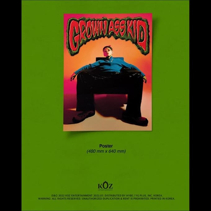 ZICO [Grown Ass Kid] 4e Mini Album 1ea black