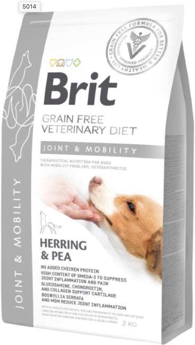 Brit Veterinary Diet Dog - Grain free- Joint & Mobility - 2 kg