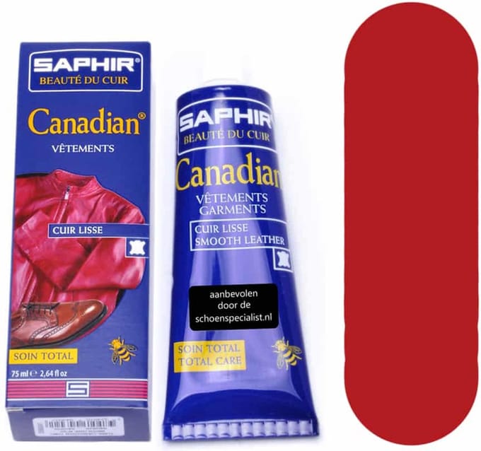 Saphir Canadian tube 75ml. - 11 Rood 11 rood