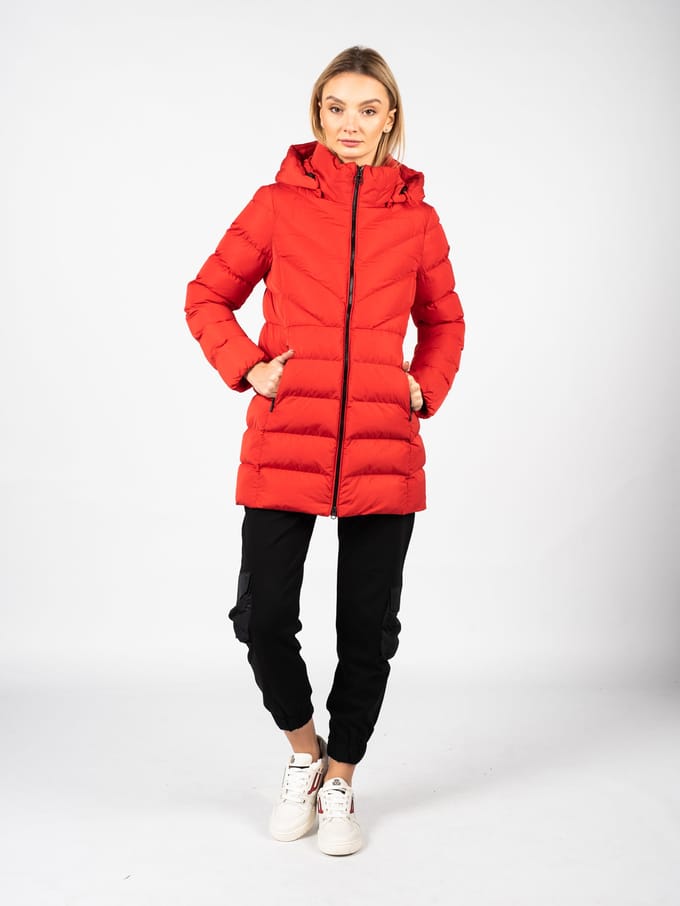 Geox jas Spherica Vrouw rood