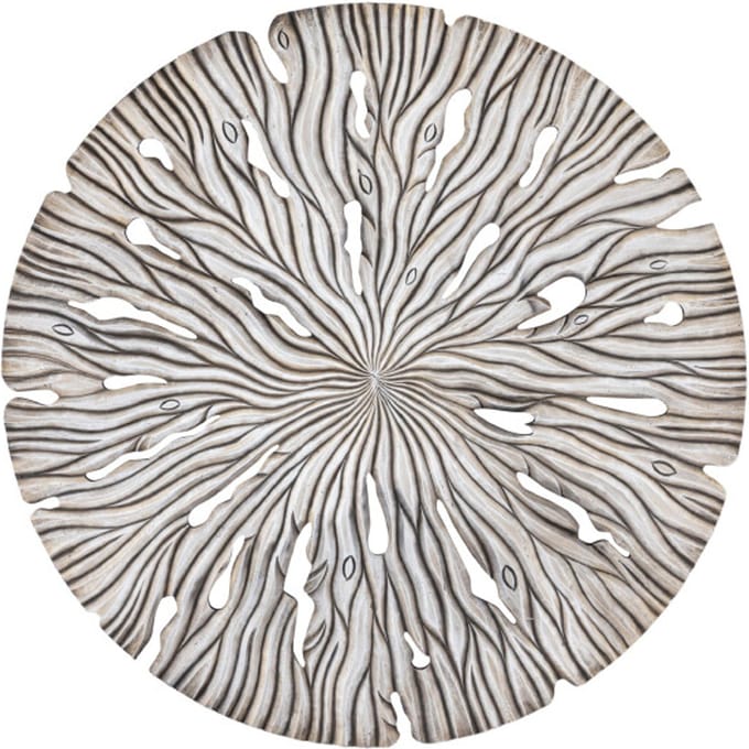 PTMD Wandpaneel Bonte - 120x2x120 cm - MDF - Creme