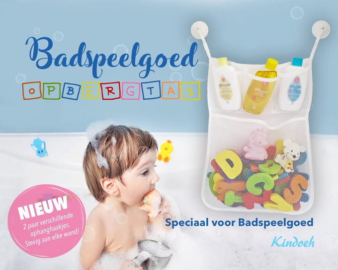 Kindoeh - Bad speelgoed opberg netje / zak / tas / organizer
