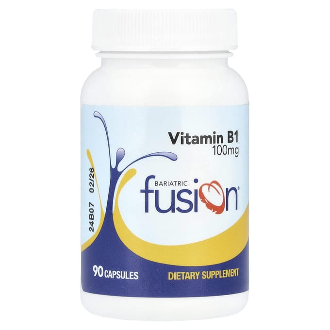 Bariatric Fusion, Vitamin B1, 100mg, 90 capsules