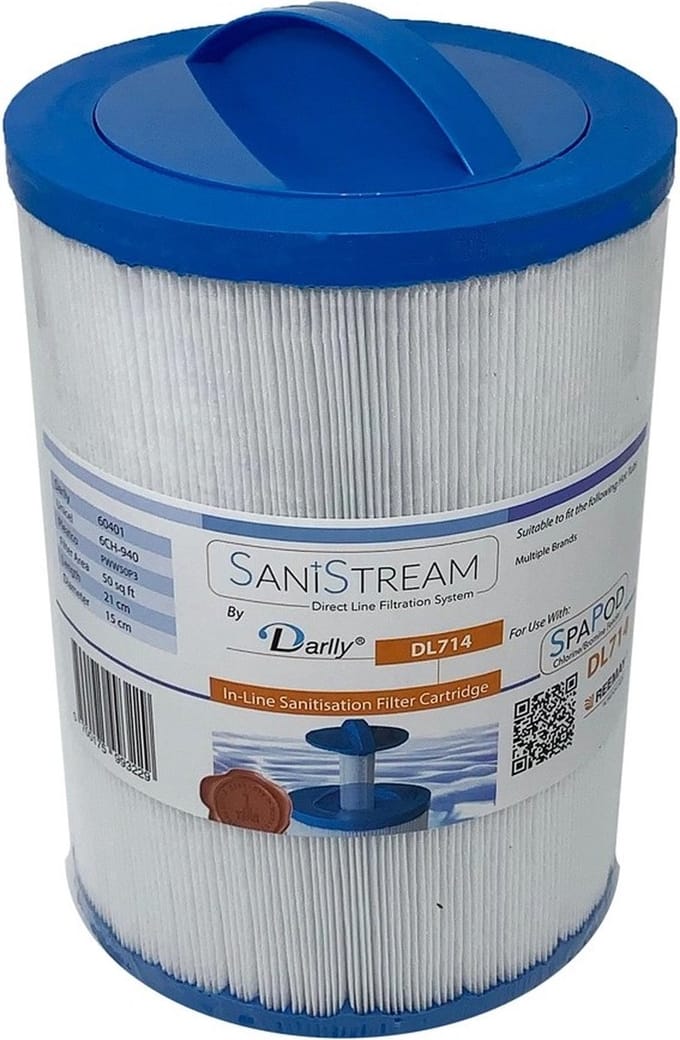 Darlly SaniStream Spa Filter DL714 / 60401 / 6CH-940