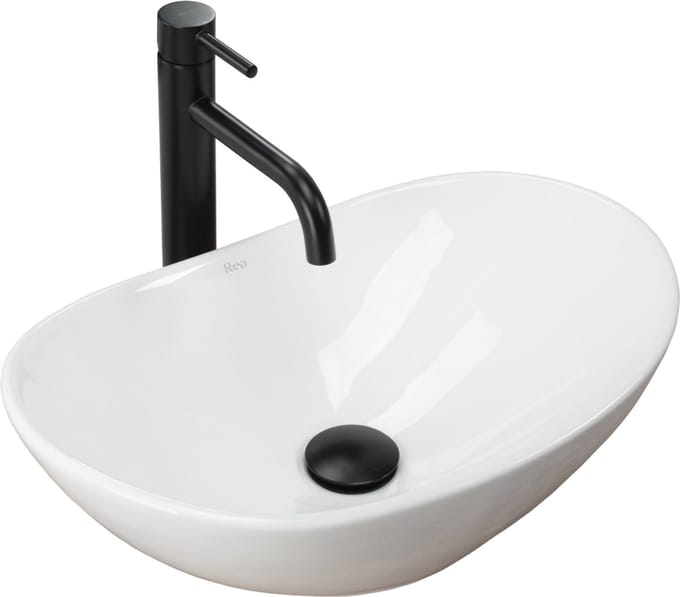 Rea Royal Mini White Opzetwastafel Wit 47x30 cm