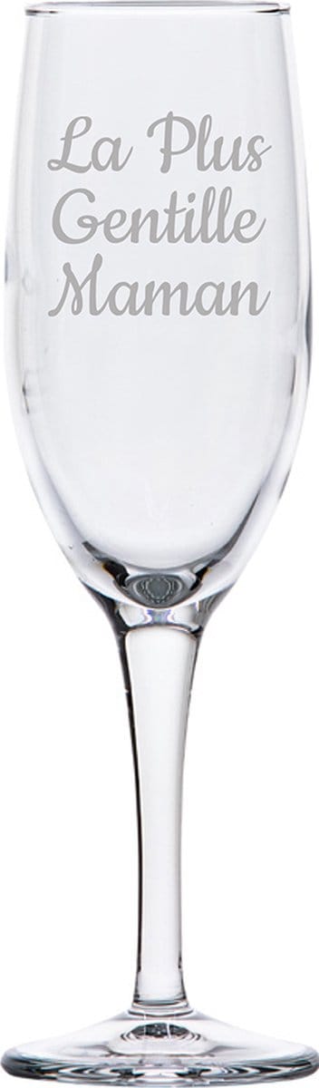 Champagneglas gegraveerd - 16,5cl - La Plus Gentille Maman