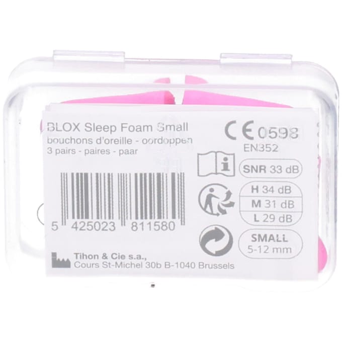 Blox Foam Oordoppen Klein Roze