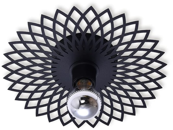 Plafondlamp Ombra Ø 30 cm zwart