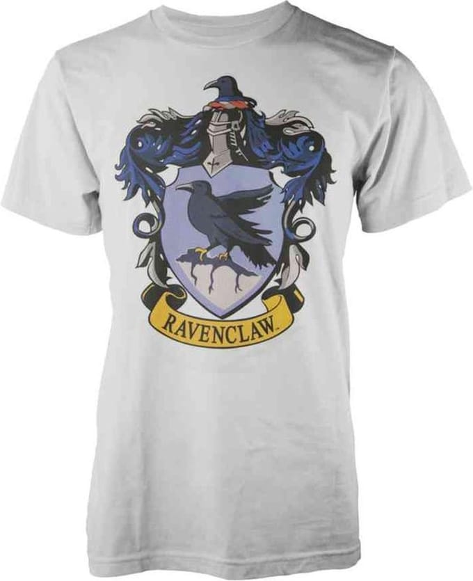 Harry Potter Heren Tshirt -L- Ravenclaw Wit