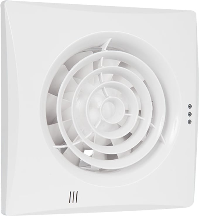 Badkamer-/ toiletventilator Silencio 100 T wit