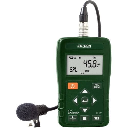 Extech SL400 Decibelmeter Datalogger – 30 - 143 dB – 20 Hz - 8 kHz – USB