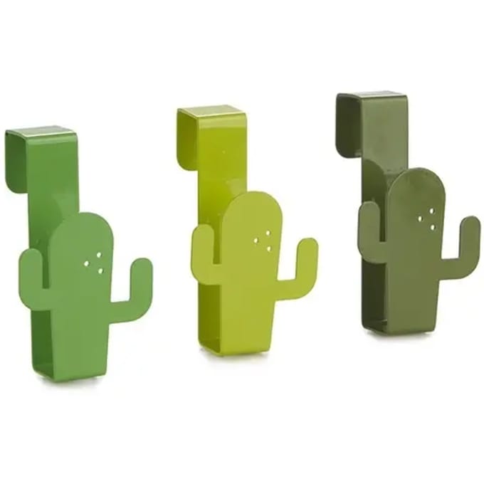 Balvi keukenkasthaakjes Cactus x3 metaal