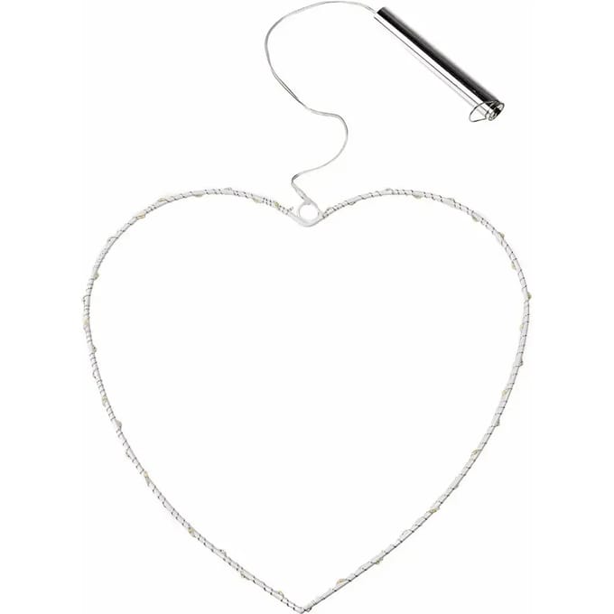 Metalen hart LED wanddecoratie voor kinderen Rex London