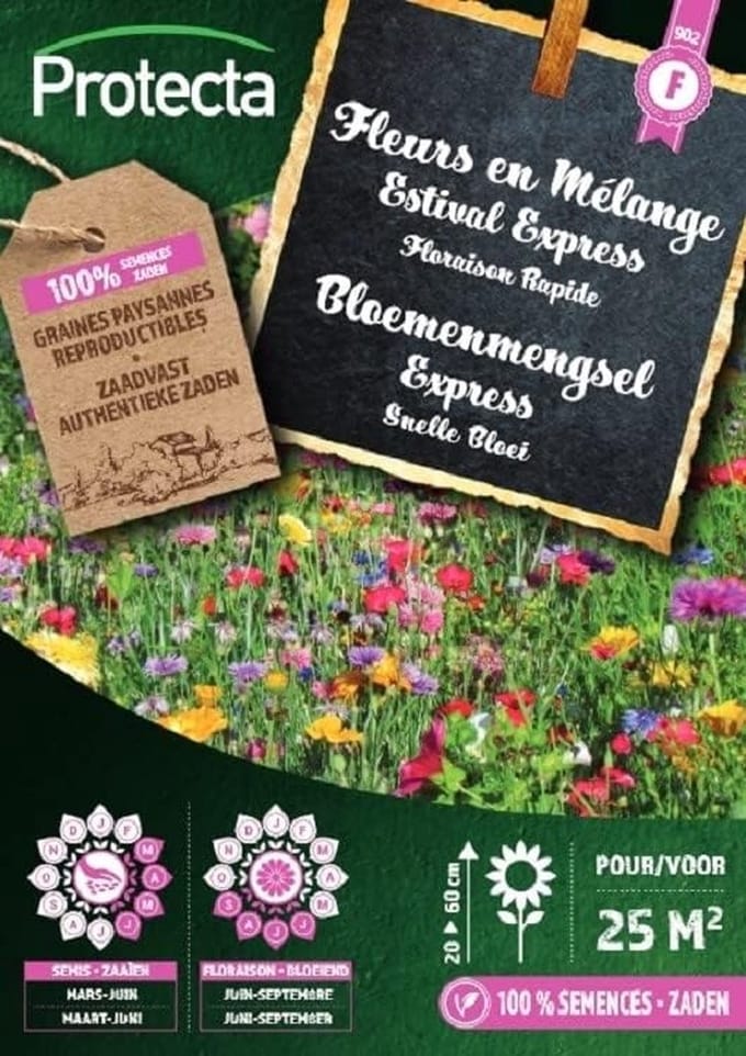 Protecta Bloemen zaden: Gebloemde Tapijtmix 25 m²