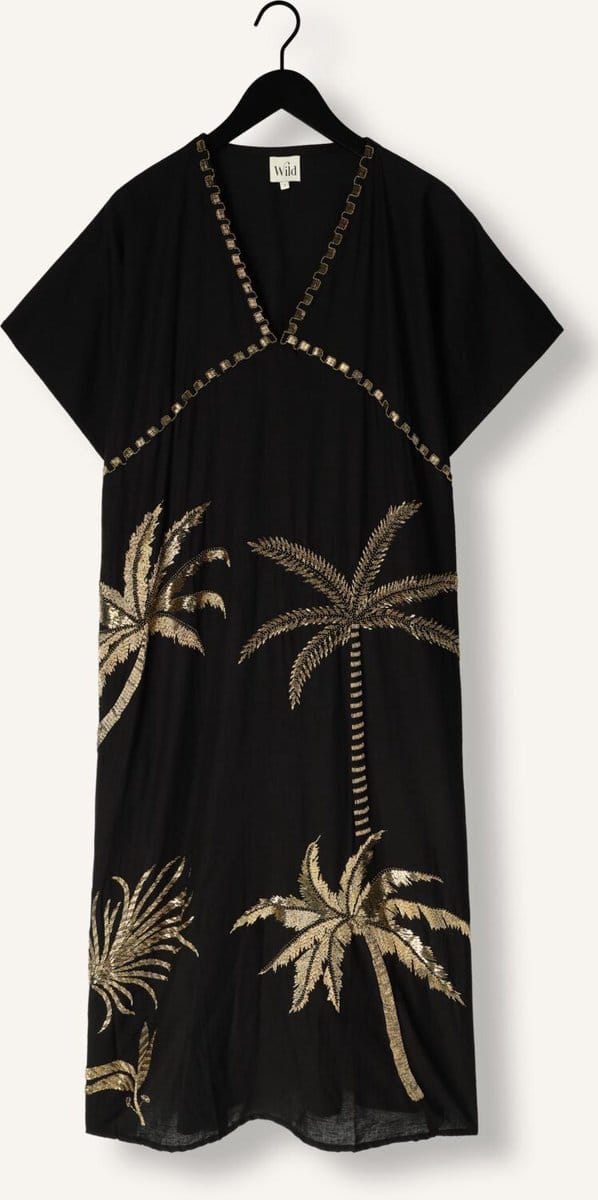 Wild Annie Dames - Jurk - Zwart - Maat S
