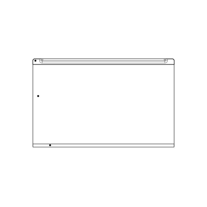 AEG glazen plank, kompleet, 458,5x372mm 140166294052