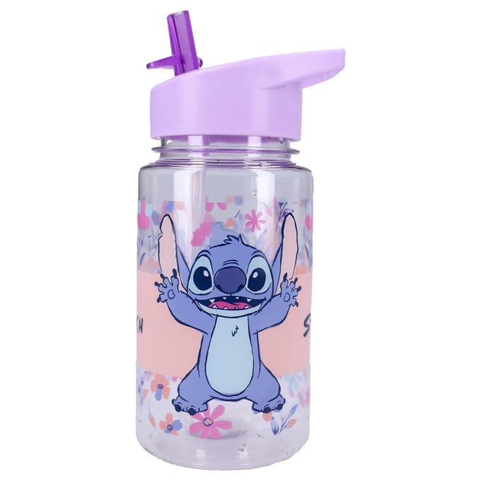 Lilo & Stitch Drink Up Drinkfles - 450ml - 12 x 7 x 7 cm - Schoolbeker - Stitch