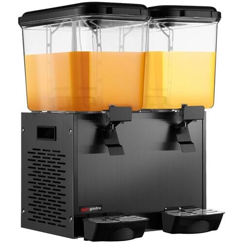 GGM Gastro Saftspender - 2x 18 Liter - Schwarz