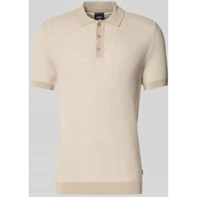 slim fit poloshirt met structuurpatroon model 'Brianoro'