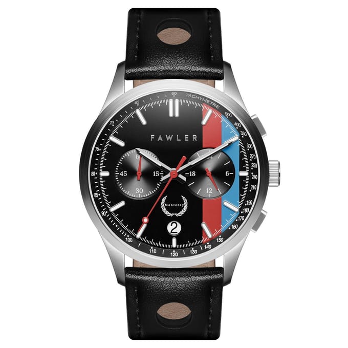 Monterey | Rood en Blauw Racehorloge