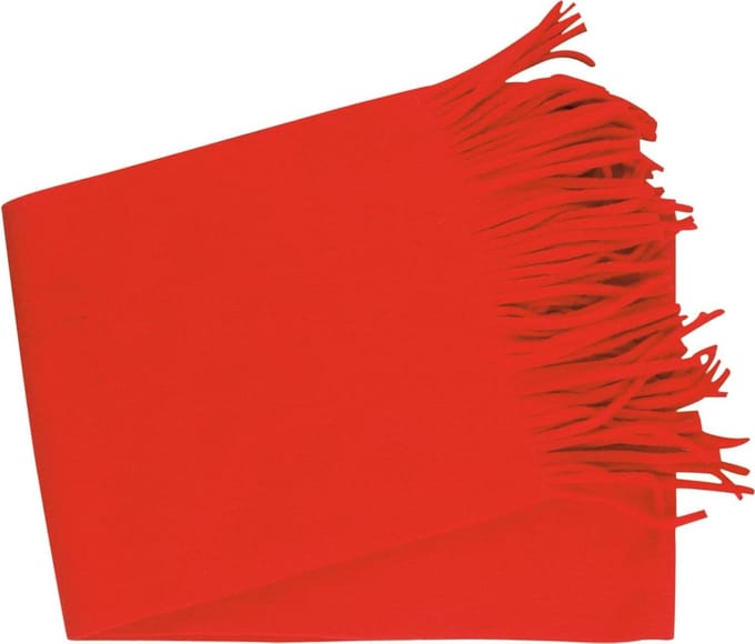 Fleece Sjaal - Warme Col - Winterse Warmte - Anti-pluis Materiaal - One Size - Rood