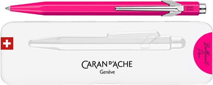 Caran d'Ache 849 Popline Balpen Wit