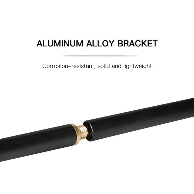 Plateau de poteau lumineux Portable, support de lampe léger en acier inoxydable, support de lampe de Camping Light Pole & Pole Tray bleu