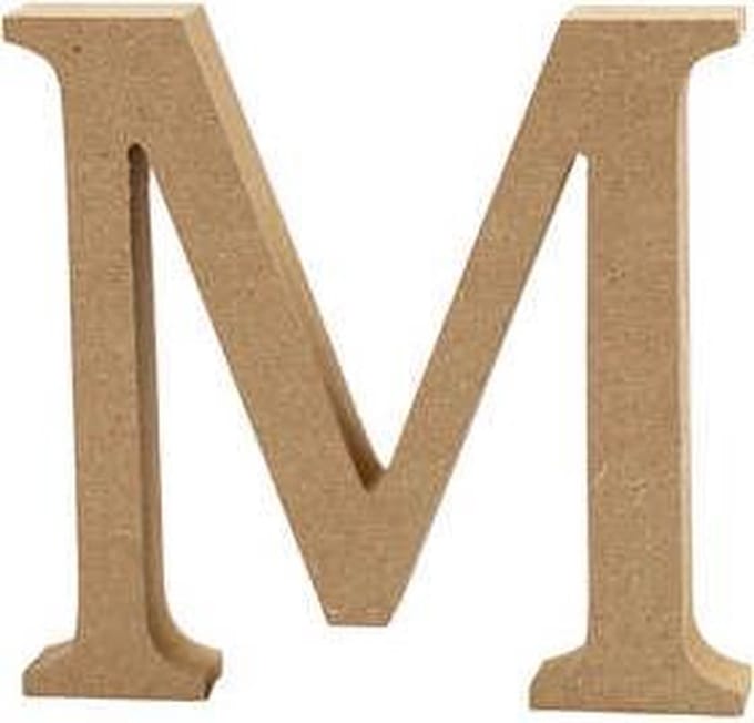 Creativ Company Letter M MDF 13cm 1pc.
