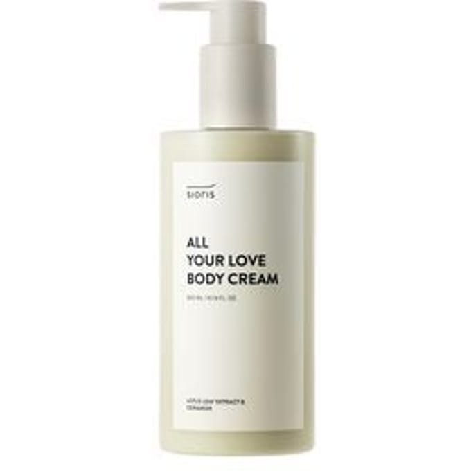 Sioris, All Your Love Body Cream, 10.14 fl oz (300 ml) white