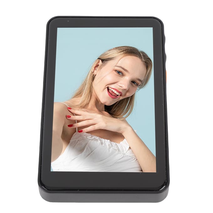 Écran Selfie de Téléphone Magnétique Sans Fil Bluetooth Télécommande Écran Caméra Arrière de Téléphone pour Vlogging Live Streaming Noir noir