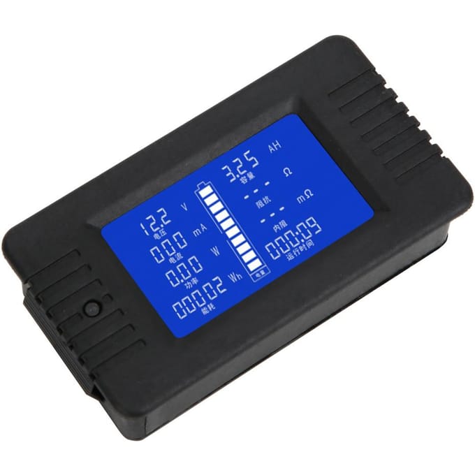 PZEM015 Multifunctionele Batterijmeter LCD Digitaal Display Batterij Test Detector met 300A blue