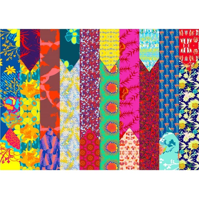Enjoy Puzzle legpuzzel Designer Patterns 1 - 1000 stukjes multicolor.