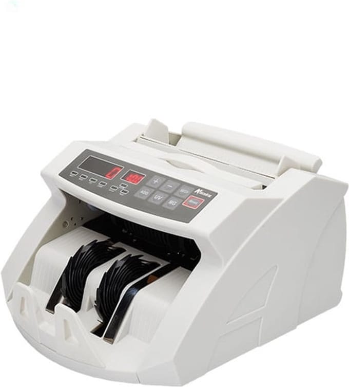 Geldtelmachine Wit - Telt tot 300 biljetten - UV/MG/IR Detectie