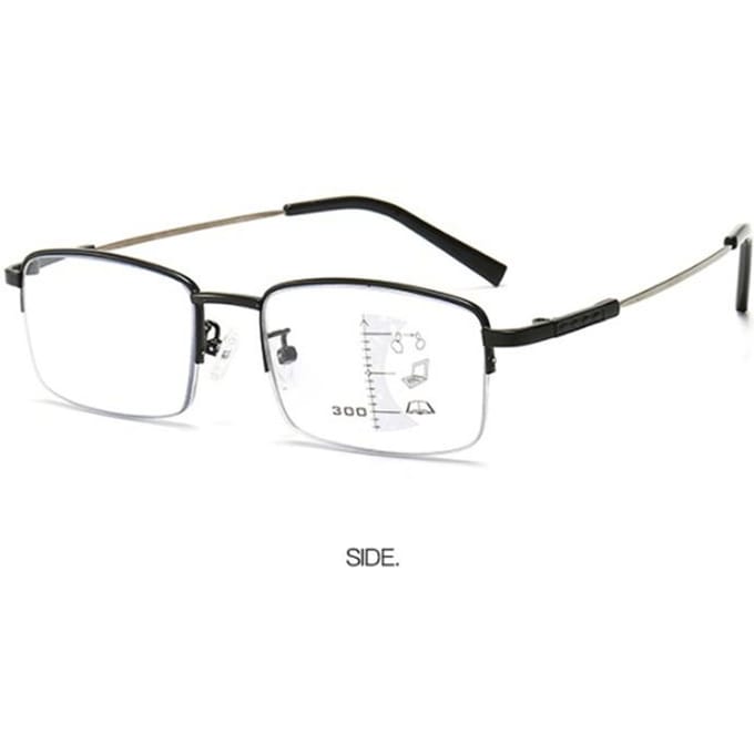 Fotochromatische Progressieve Zonnebrillen Multifocus Transitie Leesbrillen +100 gray
