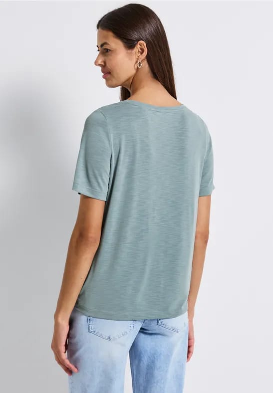 Shirt met juwelendetail