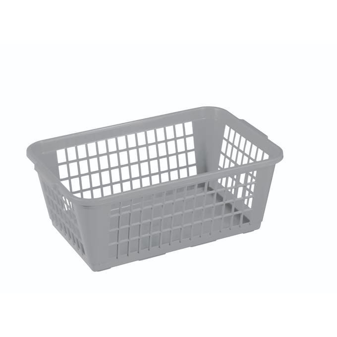Sunware - Basic opbergmandje middel grijs - 30,9 x 20 x 11,8 cm