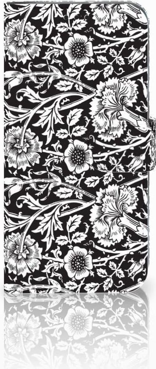 Motorola Moto G7 | G7 Plus Hoesje Black Flowers