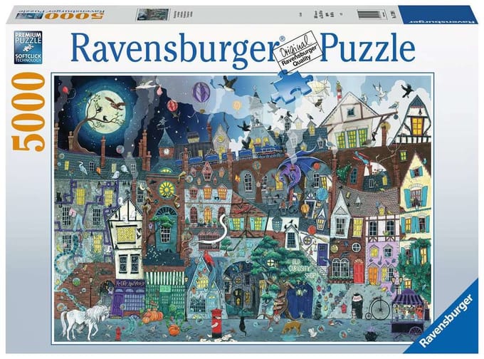 5000 stukjes puzzel la rue fantastique Ravensburger