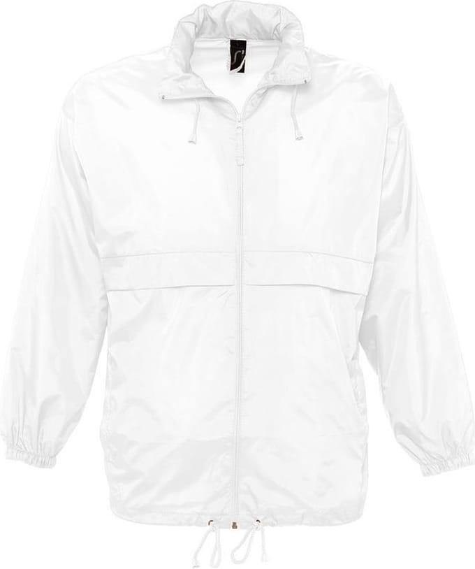 SOL'S Unisex Windbreaker Surf Jacket L889 - White - L