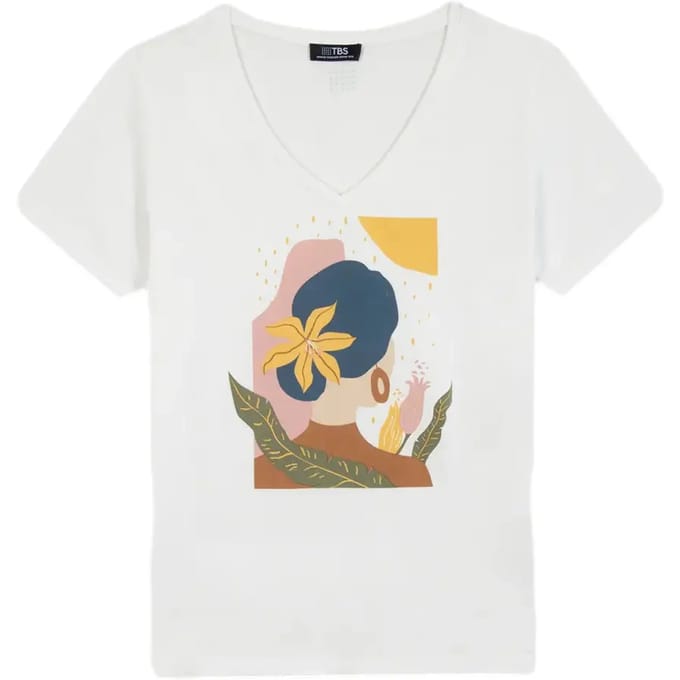T-shirt dames TBS Sabba