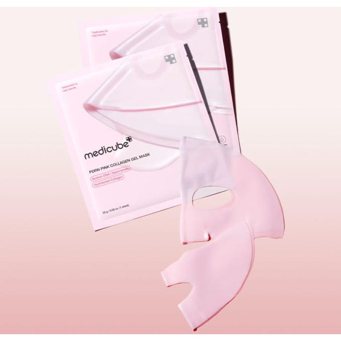 medicube PDRN Roze collageengelmasker (4 vellen / 1 doos) white