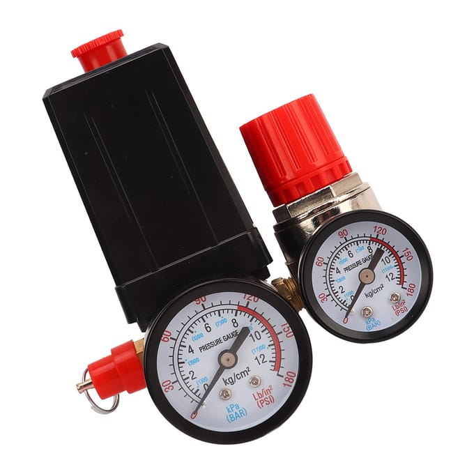 Luchtcompressor Drukschakelaar 0~180PSI Unie Kogelkraan Kit Vervangingsonderdelen Accessoires