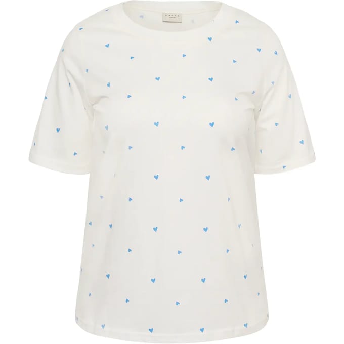 Dames-T-shirt KAFFE Curve KCCordely