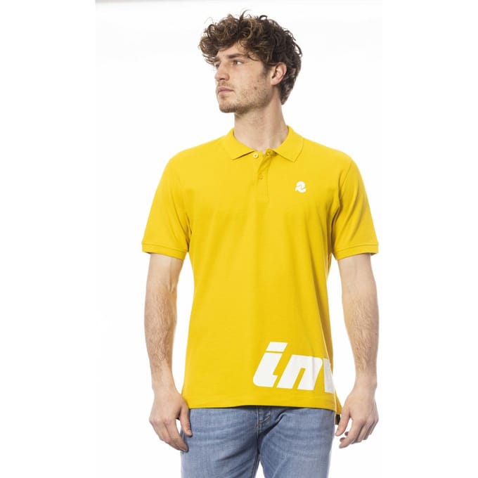 Invicta Geel Katoenen Heren Poloshirt