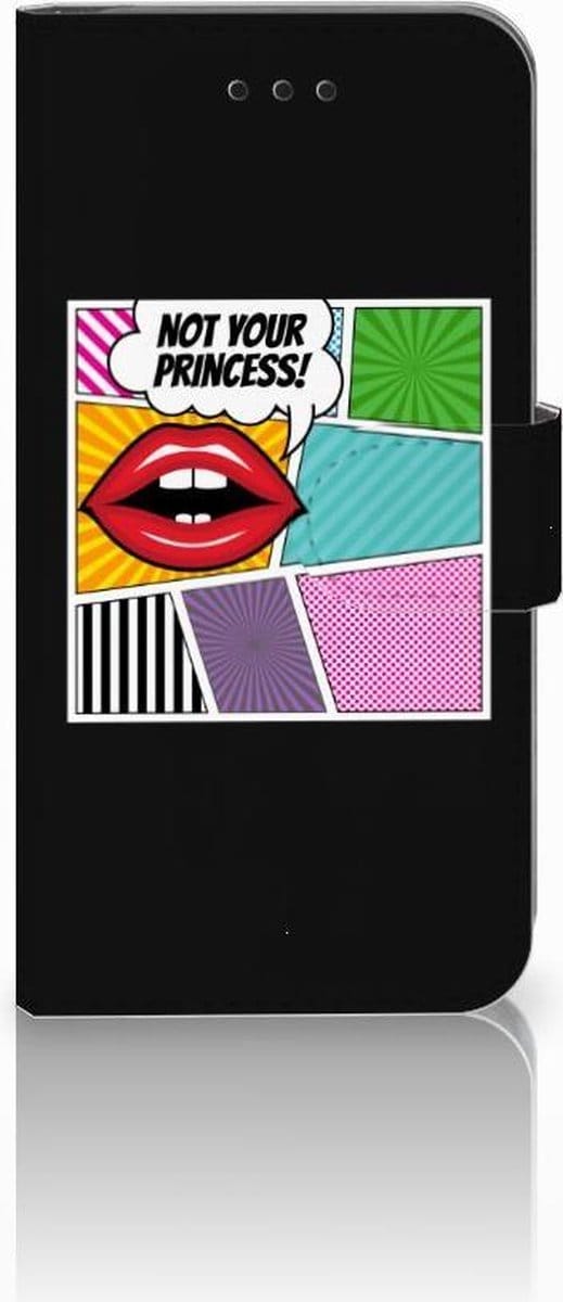 Apple iPhone X | Xs Wallet Case met Pasjes Popart Princess