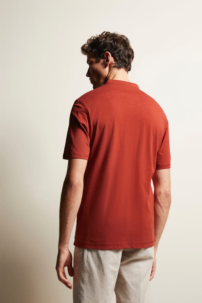 Bugatti Herren Poloshirt met opstaande kraag