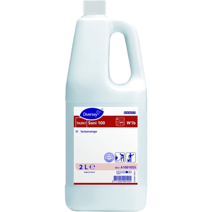 Taski Sanitairreiniger sani 100 w1b - Fles 2 liter