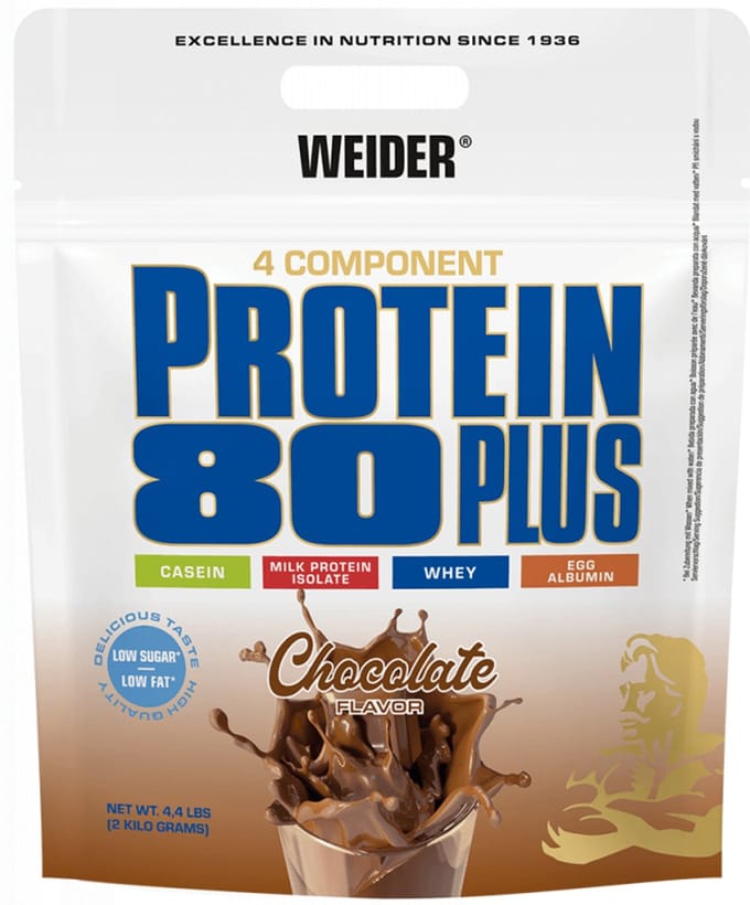 Weider Protein 80 Plus (2000g) Chocolate - Eiwitten - Eiwit Mix