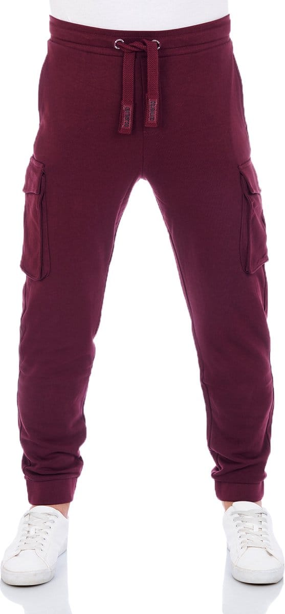 riverso Heren Joggingbroek RIVLoris regular/straight Rood M Volwassenen Sweatpants / Sweatbroek