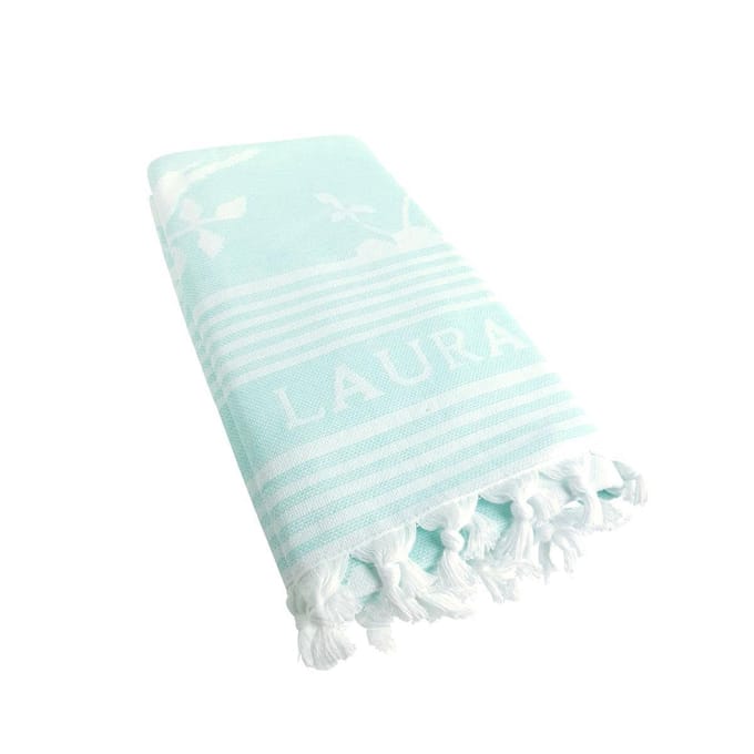 Laura Ashley Heritage Strandlaken Elveden Mint  90 X 180 cm